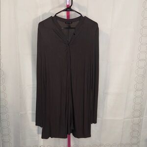 Eileen Fisher Gray Long Button Cardigan Small